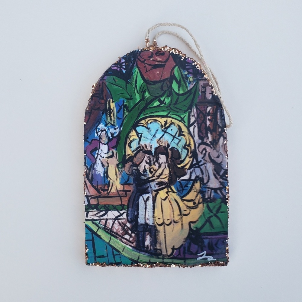Disney Beauty And The Beast Christmas Ornament